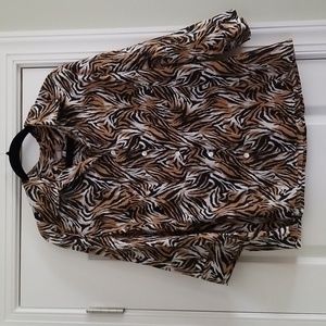 Chicos button down shirt. Worn once. Size 2 (12-14)